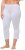 Ulla Popken Basic Stretch Knit Capris White - Jeans & Pantalons Femme Grandes Tailles – Plus Size - 