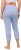 Ulla Popken Basic Stretch Knit Capris Blue - Jeans & Pantalons Femme Grandes Tailles – Plus Size - 