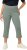 Ulla Popken Stretch Basic Bengaline Capri Pants Light Moss Green - Jeans & Pantalons Femme Grandes Tailles – Plus Size - 