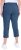 Ulla Popken Stretch Basic Bengaline Capri Pants Denim Blue - Jeans & Pantalons Femme Grandes Tailles – Plus Size - 
