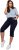 Ulla Popken Roll Tab Hem Stretch Cargo Pants Navy - Jeans & Pantalons Femme Grandes Tailles – Plus Size - 