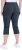 Ulla Popken Bengaline Elastic Waist Stretch Capri Pants Navy Blue - Jeans & Pantalons Femme Grandes Tailles – Plus Size - 