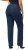Ulla Popken Straight Leg Elastic Waist Mandy Fit Stretch Jeans Denim Blue - Jeans & Pantalons Femme Grandes Tailles – Plus Size - 