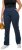 Ulla Popken Straight Leg Elastic Waist Mandy Fit Stretch Jeans Denim Blue - Jeans & Pantalons Femme Grandes Tailles – Plus Size - 