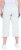 Ulla Popken Stretch Cotton Cargo Crop Pants Snow White - Jeans & Pantalons Femme Grandes Tailles – Plus Size - 