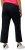 Ulla Popken Wide Leg Ruby Fit Stretch Chino Pants Dark Teal - Jeans & Pantalons Femme Grandes Tailles – Plus Size - 