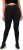 Ulla Popken High Waist Quick Dry Recycled Stretch Leggings Black - Jeans & Pantalons Femme Grandes Tailles – Plus Size - 
