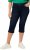 Ulla Popken Basic Capri Sarah Fit Jeans Denim Blue - Jeans & Pantalons Femme Grandes Tailles – Plus Size - 