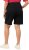 Ulla Popken Basic Denim Mandy Bermuda Shorts Black - Jeans & Pantalons Femme Grandes Tailles – Plus Size - 