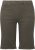 Ulla Popken Frayed Hemline Elastic Waistband Bermuda Shorts Loden Green - Jeans & Pantalons Femme Grandes Tailles – Plus Size - 