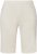Ulla Popken Frayed Hemline Elastic Waistband Bermuda Shorts White - Jeans & Pantalons Femme Grandes Tailles – Plus Size - 