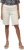 Ulla Popken Frayed Hemline Elastic Waistband Bermuda Shorts White - Jeans & Pantalons Femme Grandes Tailles – Plus Size - 