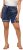 Ulla Popken Paisley Pull On Shorts Blue - Jeans & Pantalons Femme Grandes Tailles – Plus Size - 