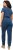 Ulla Popken Wrap Look Short Sleeve Denim Jumpsuit Blue - Jeans & Pantalons Femme Grandes Tailles – Plus Size - 
