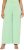 Ulla Popken Layered Chiffon Wide Leg Pants Green - Jeans & Pantalons Femme Grandes Tailles – Plus Size - 