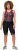 Ulla Popken Functional Padded Zip Front Cycling Leotard Black - Jeans & Pantalons Femme Grandes Tailles – Plus Size - 