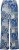 Ulla Popken Paisley Straight Leg Pull On Pants Blue - Jeans & Pantalons Femme Grandes Tailles – Plus Size - 