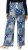 Ulla Popken Paisley Straight Leg Pull On Pants Blue - Jeans & Pantalons Femme Grandes Tailles – Plus Size - 