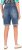 Ulla Popken Palm Print Denim Bermuda Shorts Blue Denim - Jeans & Pantalons Femme Grandes Tailles – Plus Size - 