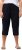 Ulla Popken Cropped Linen Blend Elastic Waist Pants Navy - Jeans & Pantalons Femme Grandes Tailles – Plus Size - 
