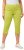 Ulla Popken Stretch Fit Raw Hem Capris Pistachio - Jeans & Pantalons Femme Grandes Tailles – Plus Size - 