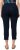 Ulla Popken Cropped Raw Hem Jeggings Denim Blue - Jeans & Pantalons Femme Grandes Tailles – Plus Size - 