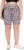 Ulla Popken Leopard Print Quick Drying Shorts Black - Jeans & Pantalons Femme Grandes Tailles – Plus Size - 