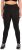 Ulla Popken Straight Leg Quick Drying Leggings Black - Jeans & Pantalons Femme Grandes Tailles – Plus Size - 