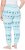 Ulla Popken Alpine Striped Plush Loungewear Pants Blue - Jeans & Pantalons Femme Grandes Tailles – Plus Size - 