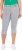 Ulla Popken Denim Fringed Hem Capris Grey - Jeans & Pantalons Femme Grandes Tailles – Plus Size - 