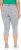 Ulla Popken Denim Fringed Hem Capris Grey - Jeans & Pantalons Femme Grandes Tailles – Plus Size - 