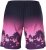 Ulla Popken Active Wide Leg Elastic Waist Palm Tree Pattern Mesh Shorts Black - Jeans & Pantalons Femme Grandes Tailles – Plus Size - 