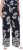 Ulla Popken Fossil Print Elastic Waist Palazzo Pants Black - Jeans & Pantalons Femme Grandes Tailles – Plus Size - 