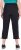 Ulla Popken Ultra Light Triple Function Cropped Softshell Pants Black - Jeans & Pantalons Femme Grandes Tailles – Plus Size - 