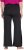 Ulla Popken Split Leg Uv Protective Pants Black - Jeans & Pantalons Femme Grandes Tailles – Plus Size - 
