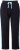 Ulla Popken Side Stripe Elastic Waist Joggers Black - Jeans & Pantalons Femme Grandes Tailles – Plus Size - 