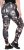 Ulla Popken Abstract Print Quick Dry Sports Leggings Black - Jeans & Pantalons Femme Grandes Tailles – Plus Size - 