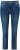 Ulla Popken Decorative Stitched Slim Leg Stretch Fit Jeans Blue Denim - Jeans & Pantalons Femme Grandes Tailles – Plus Size - 