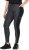 Ulla Popken Quick Drying Leopard Print Sport Leggings Black - Jeans & Pantalons Femme Grandes Tailles – Plus Size - 