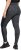 Ulla Popken Quick Drying Leopard Print Sport Leggings Black - Jeans & Pantalons Femme Grandes Tailles – Plus Size - 
