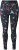 Ulla Popken Quick Drying Celestial Print Sport Leggings Black - Jeans & Pantalons Femme Grandes Tailles – Plus Size - 