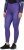 Ulla Popken Neon Zebra Print Performance Leggings Purple - Jeans & Pantalons Femme Grandes Tailles – Plus Size - 