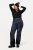 Ulla Popken Functional Ski Trousers Waterproof Velcro Closure Navy - Vêtements de ski - 