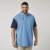 North Latitude 61131 Polo Piqué avec Manches Contrastées et Broderie Bleu - Polos - Polos homme grande taille