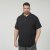 North Latitude 61329 Polo En Maille Manches Courtes Noir - Polos - Polos homme grande taille