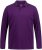 JP1880 Polo Shirt Long Sleeve Pique Purple - Polos - Polos homme grande taille