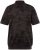 JP1880 Pique with All-over Print Polo Shirt TALL Black - TALL polos - Polos coupe TALL pour hommes grands