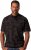 JP1880 Pique with All-over Print Polo Shirt TALL Black - TALL polos - Polos coupe TALL pour hommes grands