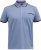 D555 Talbot Pique with Jacquard Collar Polo Shirt Blue - Polos - Polos homme grande taille