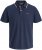 Jack & Jones Blaze Short Sleeve Polo Navy - Polos - Polos homme grande taille